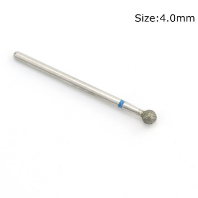 ERUIKA 11 izmēra lodīšu dimanta nagu urbjmašīna, rotējoša frēze, kutikulas tīrīšanas elektriskie uzgaļi manikīram.