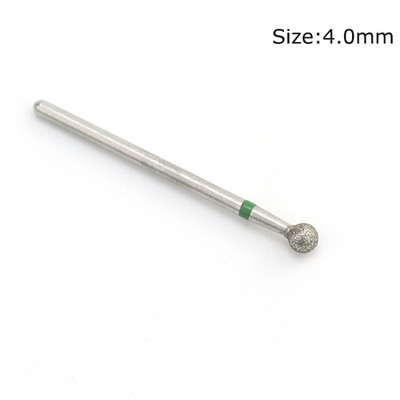 ERUIKA 11 izmēra lodīšu dimanta nagu urbjmašīna, rotējoša frēze, kutikulas tīrīšanas elektriskie uzgaļi manikīram.