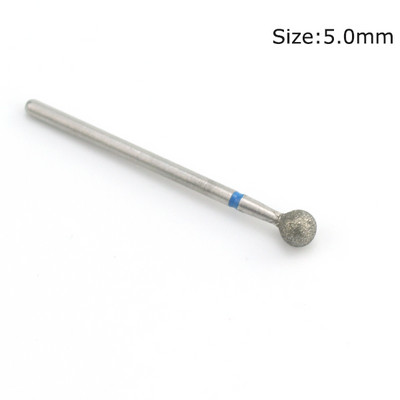 ERUIKA 11 izmēra lodīšu dimanta nagu urbjmašīna, rotējoša frēze, kutikulas tīrīšanas elektriskie uzgaļi manikīram.