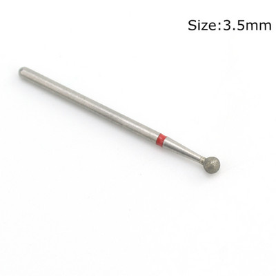 ERUIKA 11 izmēra lodīšu dimanta nagu urbjmašīna, rotējoša frēze, kutikulas tīrīšanas elektriskie uzgaļi manikīram.