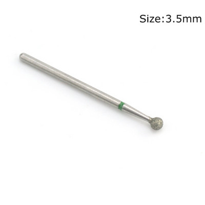 ERUIKA 11 izmēra lodīšu dimanta nagu urbjmašīna, rotējoša frēze, kutikulas tīrīšanas elektriskie uzgaļi manikīram.