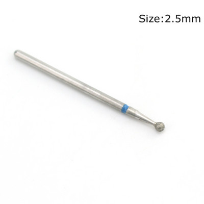 ERUIKA 11 izmēra lodīšu dimanta nagu urbjmašīna, rotējoša frēze, kutikulas tīrīšanas elektriskie uzgaļi manikīram.