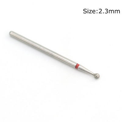 ERUIKA 11 izmēra lodīšu dimanta nagu urbjmašīna, rotējoša frēze, kutikulas tīrīšanas elektriskie uzgaļi manikīram.