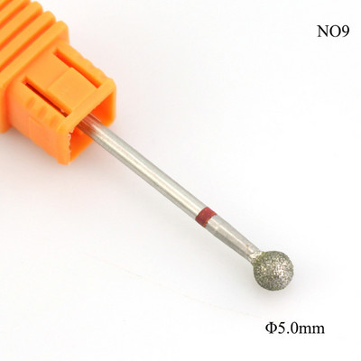 ERUIKA 11 izmēra lodīšu dimanta nagu urbjmašīna, rotējoša frēze, kutikulas tīrīšanas elektriskie uzgaļi manikīram.