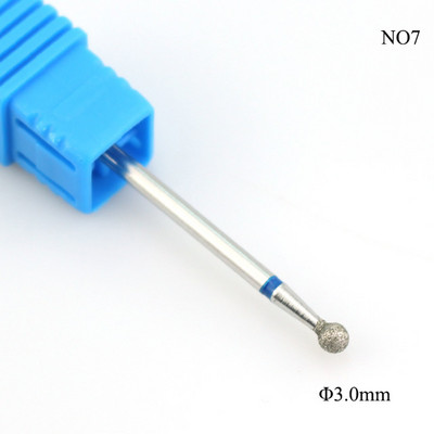 ERUIKA 11 izmēra lodīšu dimanta nagu urbjmašīna, rotējoša frēze, kutikulas tīrīšanas elektriskie uzgaļi manikīram.