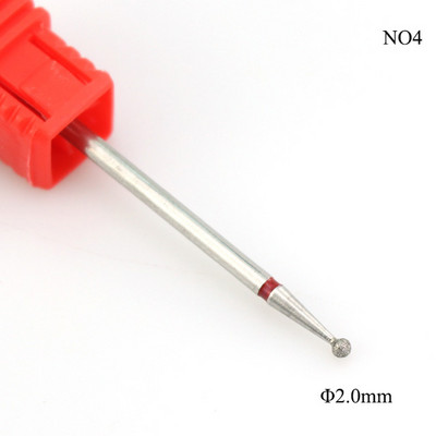 ERUIKA 11 izmēra lodīšu dimanta nagu urbjmašīna, rotējoša frēze, kutikulas tīrīšanas elektriskie uzgaļi manikīram.