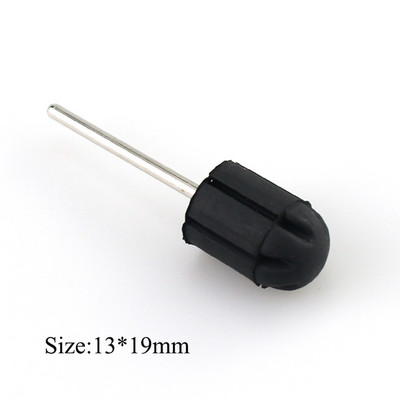 ERUIKA 1PCS Profesionāls gumijas urbis Match nagu slīpēšanas vāciņš Accessrry Electric Nail Burr Manikīra pedikīra mākslas instrumenti