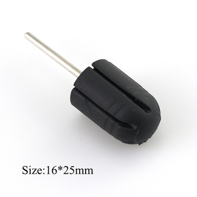 ERUIKA 1PCS Profesionāls gumijas urbis Match nagu slīpēšanas vāciņš Accessrry Electric Nail Burr Manikīra pedikīra mākslas instrumenti