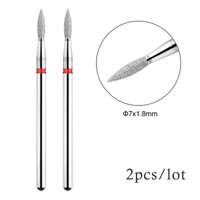 2Gb nagu urbji Droši kutikulas noņemšanai Elektriskais urbis nagu dimanta frēzei manikīram nagu mākslas piederumi