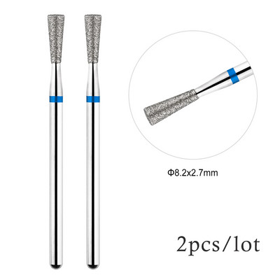 2Gb nagu urbji Droši kutikulas noņemšanai Elektriskais urbis nagu dimanta frēzei manikīram nagu mākslas piederumi