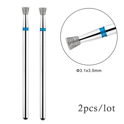 2Gb nagu urbji Droši kutikulas noņemšanai Elektriskais urbis nagu dimanta frēzei manikīram nagu mākslas piederumi