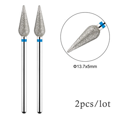 2Gb nagu urbji Droši kutikulas noņemšanai Elektriskais urbis nagu dimanta frēzei manikīram nagu mākslas piederumi
