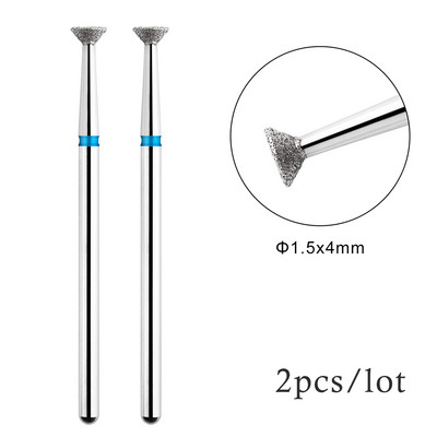 2Gb nagu urbji Droši kutikulas noņemšanai Elektriskais urbis nagu dimanta frēzei manikīram nagu mākslas piederumi