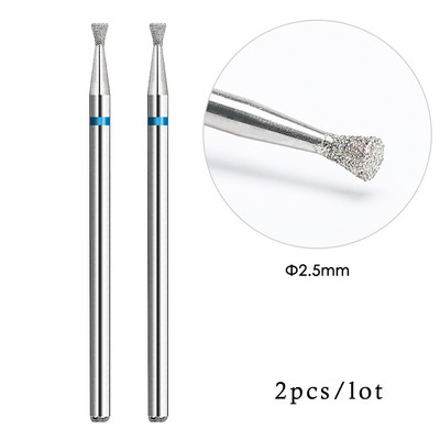 2Gb nagu urbji Droši kutikulas noņemšanai Elektriskais urbis nagu dimanta frēzei manikīram nagu mākslas piederumi