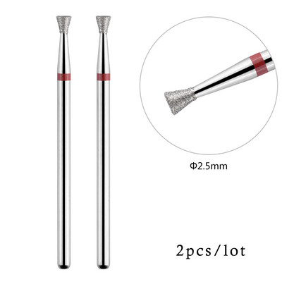 2Gb nagu urbji Droši kutikulas noņemšanai Elektriskais urbis nagu dimanta frēzei manikīram nagu mākslas piederumi