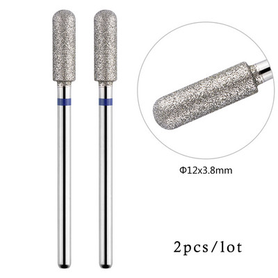 2Gb nagu urbji Droši kutikulas noņemšanai Elektriskais urbis nagu dimanta frēzei manikīram nagu mākslas piederumi