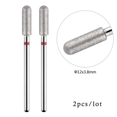 2Gb nagu urbji Droši kutikulas noņemšanai Elektriskais urbis nagu dimanta frēzei manikīram nagu mākslas piederumi