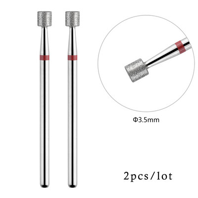 2Gb nagu urbji Droši kutikulas noņemšanai Elektriskais urbis nagu dimanta frēzei manikīram nagu mākslas piederumi