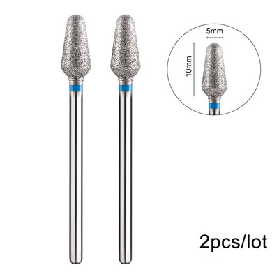 2Gb nagu urbji Droši kutikulas noņemšanai Elektriskais urbis nagu dimanta frēzei manikīram nagu mākslas piederumi