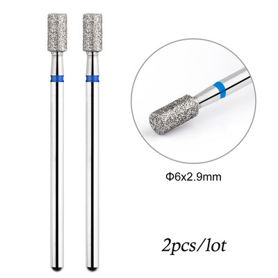 2Gb nagu urbji Droši kutikulas noņemšanai Elektriskais urbis nagu dimanta frēzei manikīram nagu mākslas piederumi