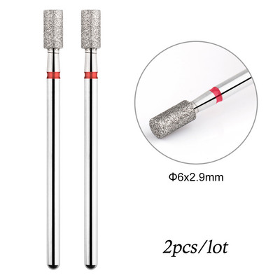 2Gb nagu urbji Droši kutikulas noņemšanai Elektriskais urbis nagu dimanta frēzei manikīram nagu mākslas piederumi