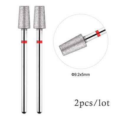 2Gb nagu urbji Droši kutikulas noņemšanai Elektriskais urbis nagu dimanta frēzei manikīram nagu mākslas piederumi