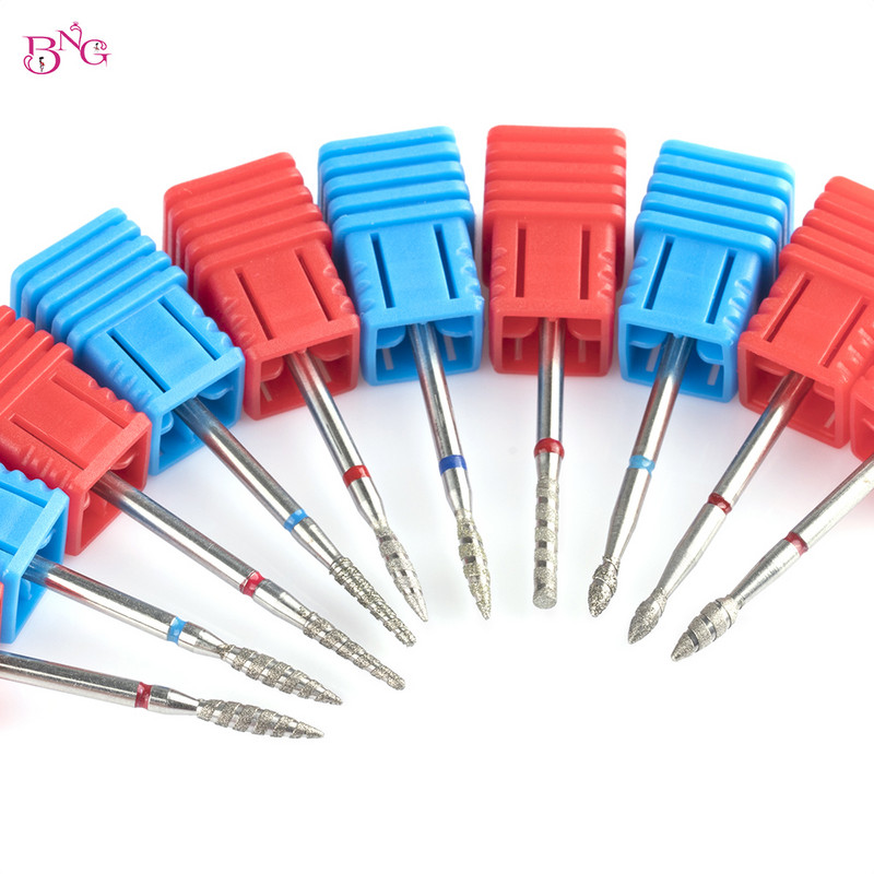 2Gb nagu urbji Droši kutikulas noņemšanai Elektriskais urbis nagu dimanta frēzei manikīram nagu mākslas piederumi