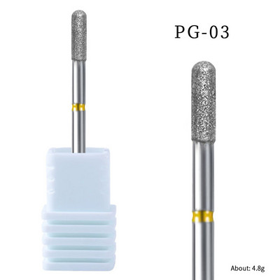 Dimanta nagu urbji Drill Nails Manikīra pedikīra noņemšanas instrumenti akrila gēla nagiem Dead Skin nagu lakas pulēšanas rīks