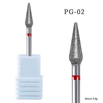 Dimanta nagu urbji Drill Nails Manikīra pedikīra noņemšanas instrumenti akrila gēla nagiem Dead Skin nagu lakas pulēšanas rīks