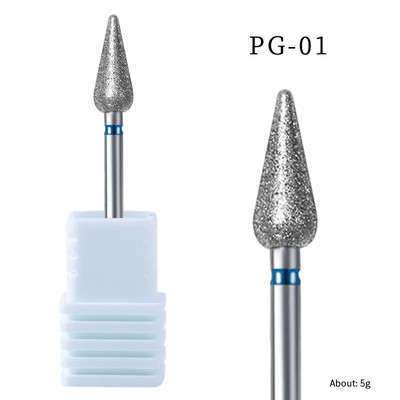 Dimanta nagu urbji Drill Nails Manikīra pedikīra noņemšanas instrumenti akrila gēla nagiem Dead Skin nagu lakas pulēšanas rīks
