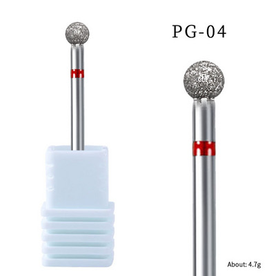 Dimanta nagu urbji Drill Nails Manikīra pedikīra noņemšanas instrumenti akrila gēla nagiem Dead Skin nagu lakas pulēšanas rīks