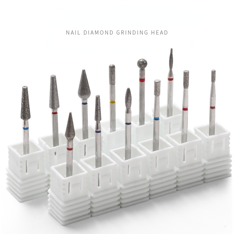 Dimanta nagu urbji Drill Nails Manikīra pedikīra noņemšanas instrumenti akrila gēla nagiem Dead Skin nagu lakas pulēšanas rīks
