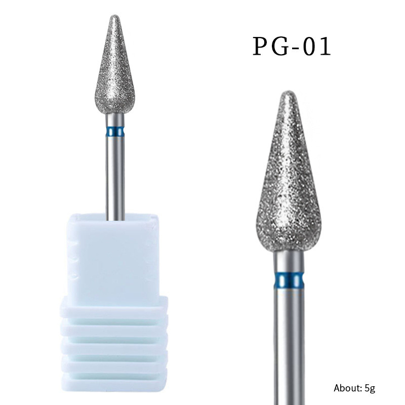 Dimanta nagu urbji Drill Nails Manikīra pedikīra noņemšanas instrumenti akrila gēla nagiem Dead Skin nagu lakas pulēšanas rīks