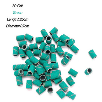 Grit 80 120 180 Nail Trining Electric Machine Drill Bits UV Gel Acrylic Polish Remover Files Cuticle Burffur