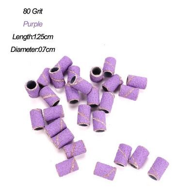 Grit 80 120 180 nagu slīpēšana elektriskā mašīna urbjmašīna UV gēls akrila lakas noņemšanas līdzeklis manikīra vīles kutikulas pūtīte