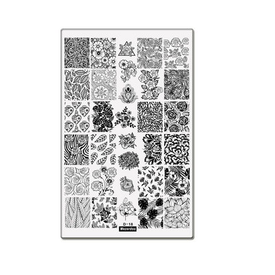 Nagu zīmogs čūska liela izmēra pilna pārklājuma nagu zīmogplāksnes 14,5*9,5 cm mežģīņu sirds Seksīga meitene panku stila manikīra nagu mākslas veidne