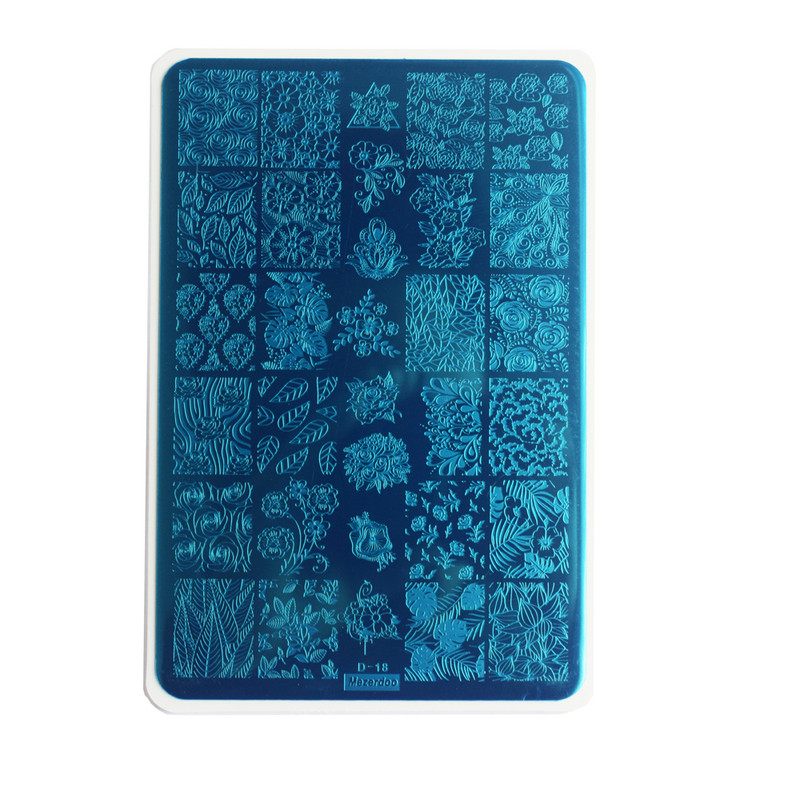 Nagu zīmogs čūska liela izmēra pilna pārklājuma nagu zīmogplāksnes 14,5*9,5 cm mežģīņu sirds Seksīga meitene panku stila manikīra nagu mākslas veidne