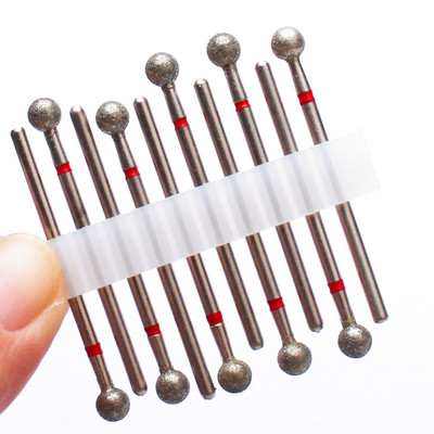 10kom Setovi svrdla za nokte Rezači plamena Pedikura Električne bušilice za manikuru Turpije Alati za uklanjanje kutikule Dodaci