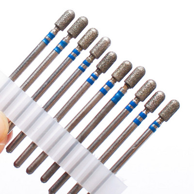 10kom Setovi svrdla za nokte Rezači plamena Pedikura Električne bušilice za manikuru Turpije Alati za uklanjanje kutikule Dodaci