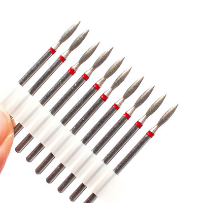 10kom Setovi svrdla za nokte Rezači plamena Pedikura Električne bušilice za manikuru Turpije Alati za uklanjanje kutikule Dodaci