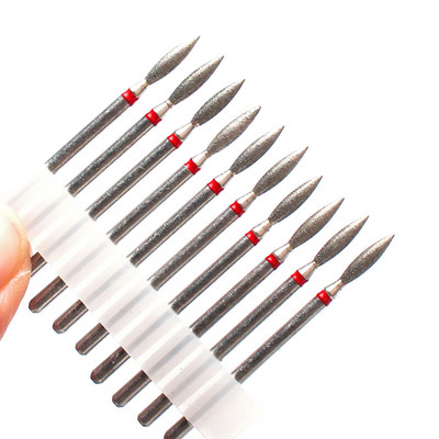 10kom Setovi svrdla za nokte Rezači plamena Pedikura Električne bušilice za manikuru Turpije Alati za uklanjanje kutikule Dodaci