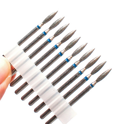 10kom Setovi svrdla za nokte Rezači plamena Pedikura Električne bušilice za manikuru Turpije Alati za uklanjanje kutikule Dodaci
