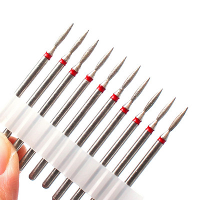 10kom Setovi svrdla za nokte Rezači plamena Pedikura Električne bušilice za manikuru Turpije Alati za uklanjanje kutikule Dodaci