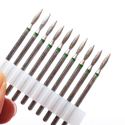 10kom Setovi svrdla za nokte Rezači plamena Pedikura Električne bušilice za manikuru Turpije Alati za uklanjanje kutikule Dodaci