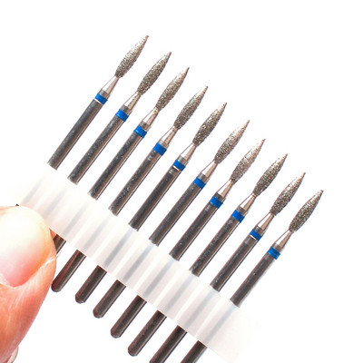 10kom Setovi svrdla za nokte Rezači plamena Pedikura Električne bušilice za manikuru Turpije Alati za uklanjanje kutikule Dodaci