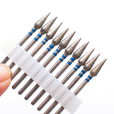 10kom Setovi svrdla za nokte Rezači plamena Pedikura Električne bušilice za manikuru Turpije Alati za uklanjanje kutikule Dodaci