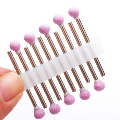 10kom Setovi svrdla za nokte Rezači plamena Pedikura Električne bušilice za manikuru Turpije Alati za uklanjanje kutikule Dodaci