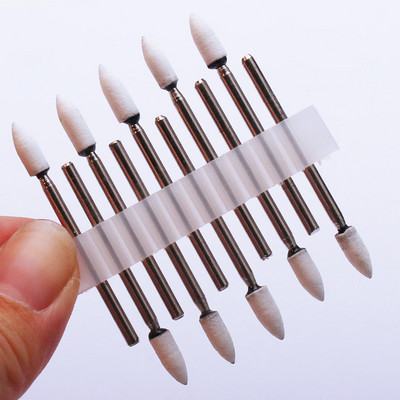 10kom Setovi svrdla za nokte Rezači plamena Pedikura Električne bušilice za manikuru Turpije Alati za uklanjanje kutikule Dodaci