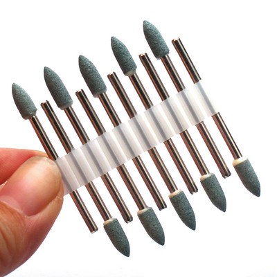 10kom Setovi svrdla za nokte Rezači plamena Pedikura Električne bušilice za manikuru Turpije Alati za uklanjanje kutikule Dodaci