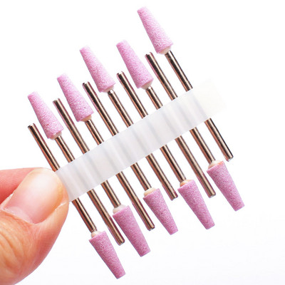 10kom Setovi svrdla za nokte Rezači plamena Pedikura Električne bušilice za manikuru Turpije Alati za uklanjanje kutikule Dodaci